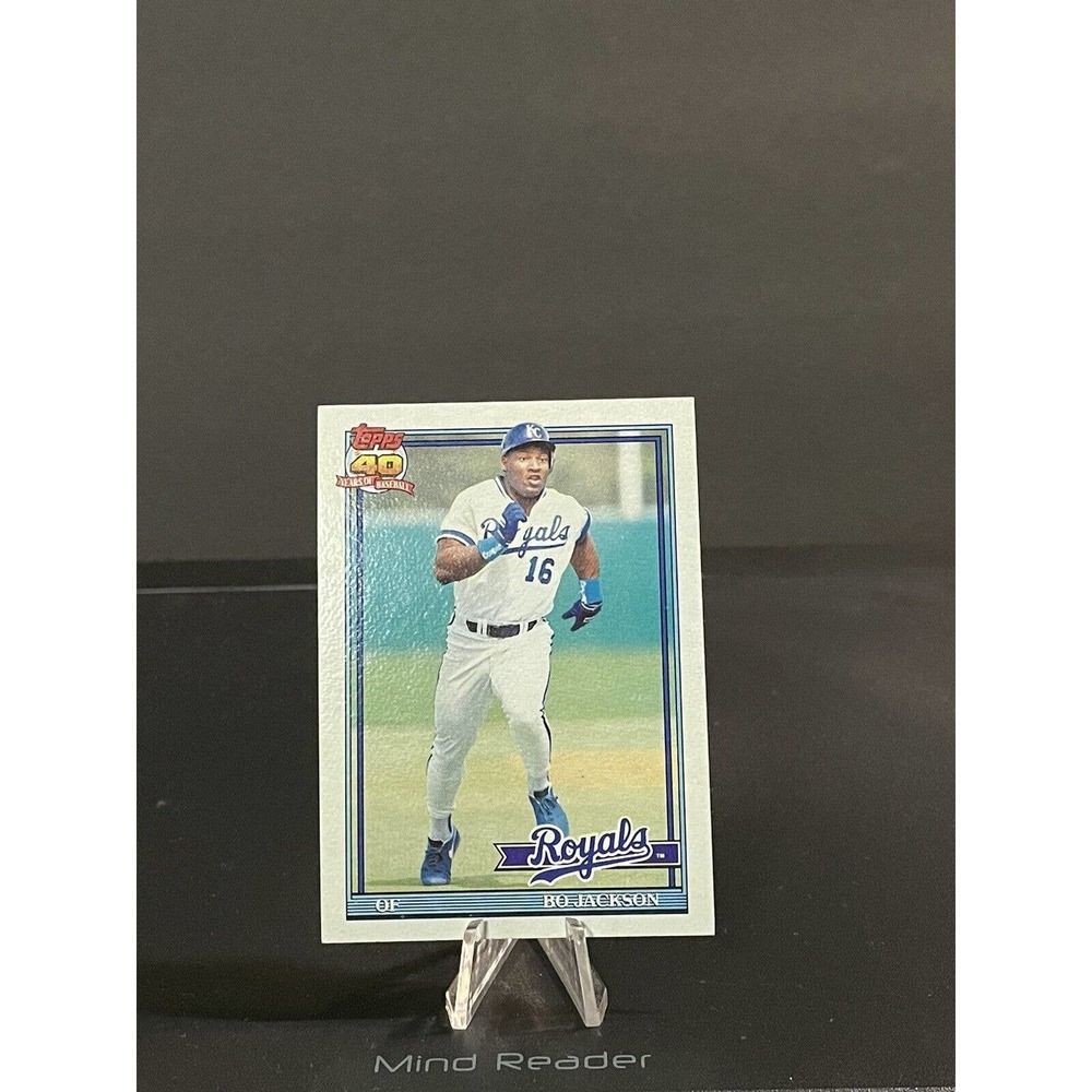 1991 Topps #600 Bo Jackson - Kansas City Royals